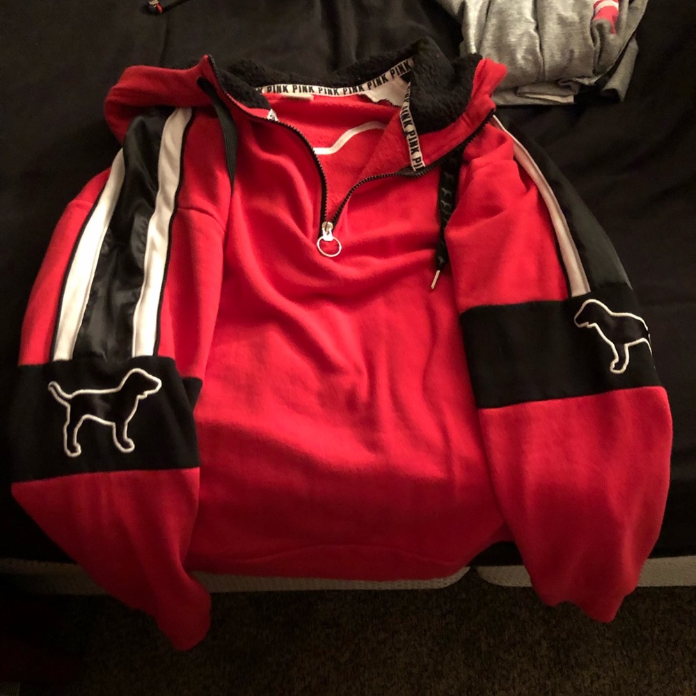 Pink hoodie
